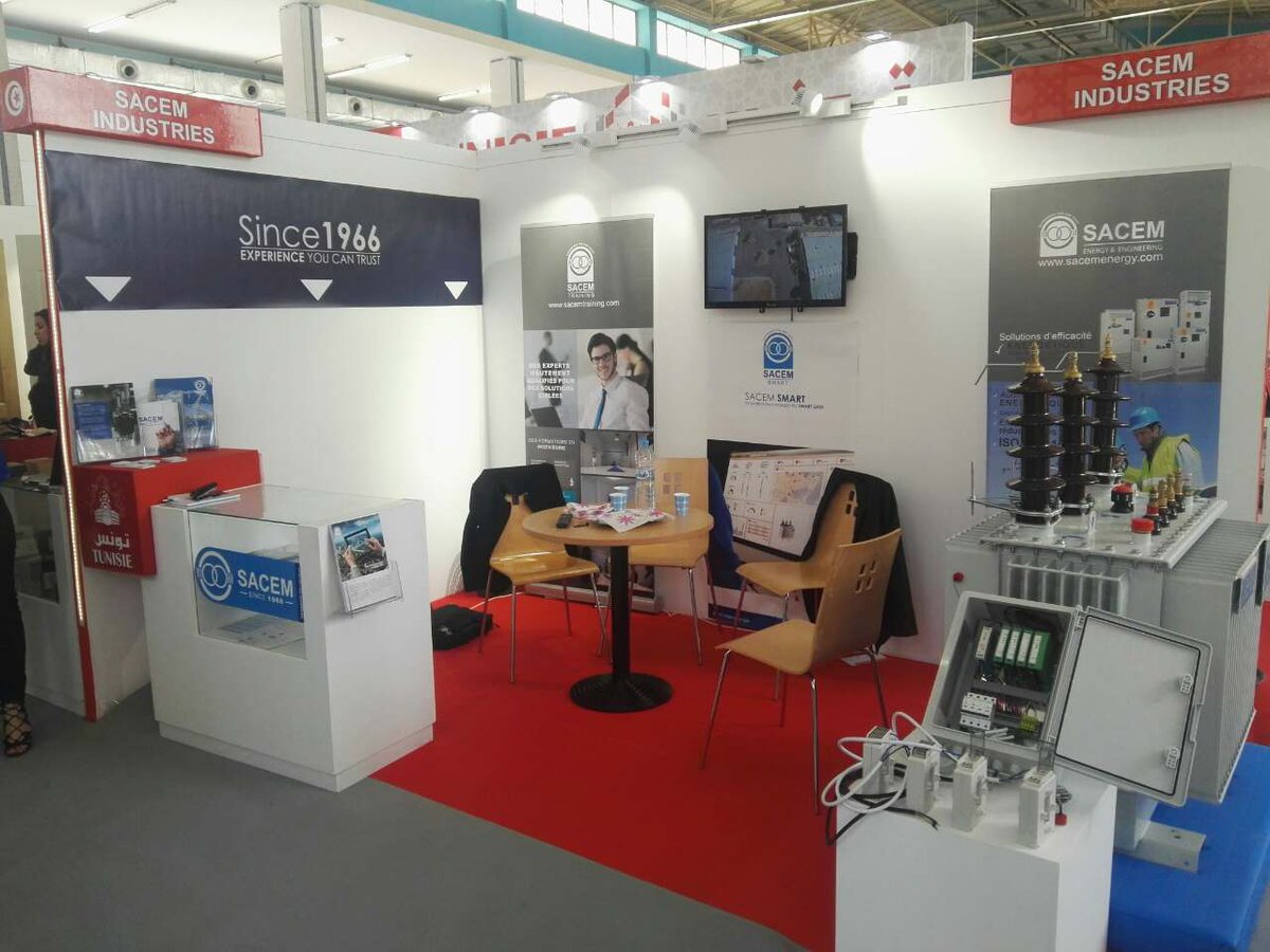 SACEM_Industrie's tweet photo. @SACEM_Industrie participe à la 20ème édition de BATIMATEC du 23 au 27 avril 2017 en Algérie. 
Rencontrez notre équipe à notre stand n°16. https://t.co/ty4DQPxKmk