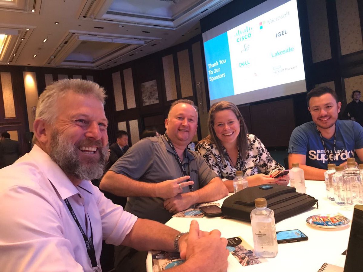 Insentra's tweet image. @gcohen2775 loving #CitrixAPJPC with our partners in Thailand! #staples #dickerdata #teba #citrix #partnerobsessed