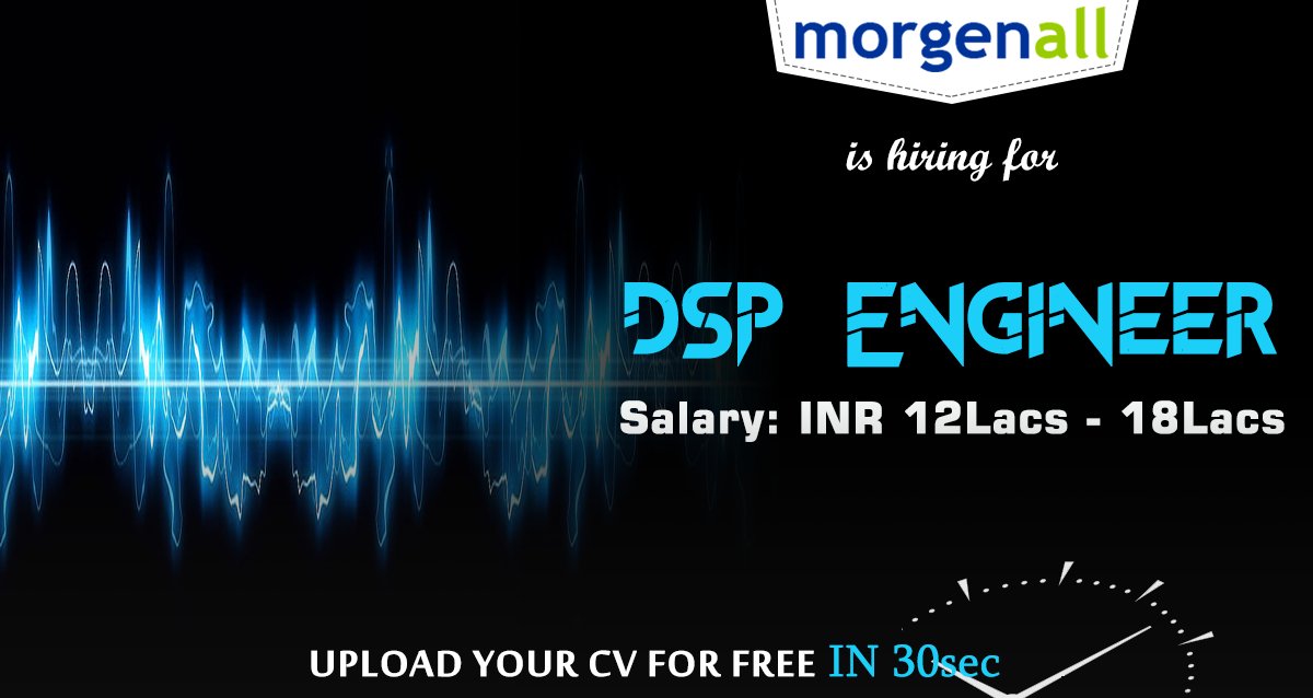MorganAllJobs's tweet image. We have an opening for the position of #DSPEngineer. A right candidate can earn up to 1200000-1800000. 
bit.ly/2ourwea