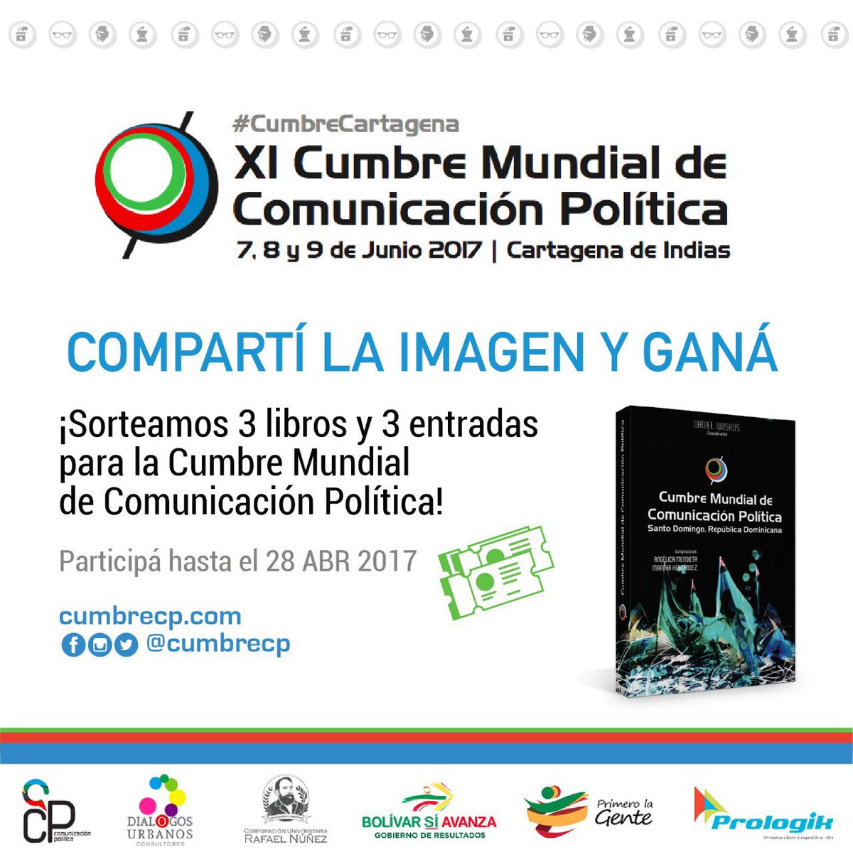 Juanfgut's tweet photo. @CumbreCP Los cracks de la #ComunicaciónPolítica en un solo lugar. Se viene #Cartagena con @YagodeMarta y @divoskus https://t.co/JiYUP4SEsB