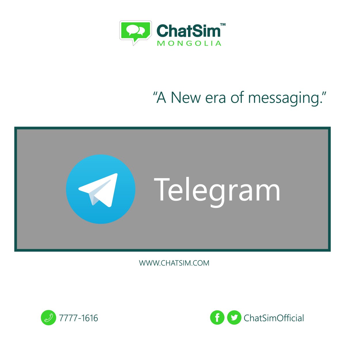 100 сая хэрэглэгчтэй Telegram app-г дэлхийн аль ч оронд ChatSim-ийн тусламжтайгаар хязгааргүй хэрэглэх боломжтой. Жилд ердөө 36,000 төгрөг