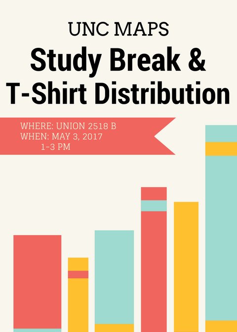 Come out and take a break from studying with UNC MAPS!
#FreeFood #studybreak #Health #UNC