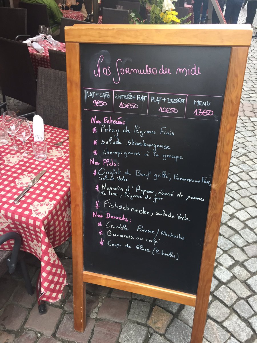 Un déjeuner au #TireBouchon ? Au cœur de la ville, découvrez nos formules gourmandes à partir de  9,50€ #Alsace #Strasbourg