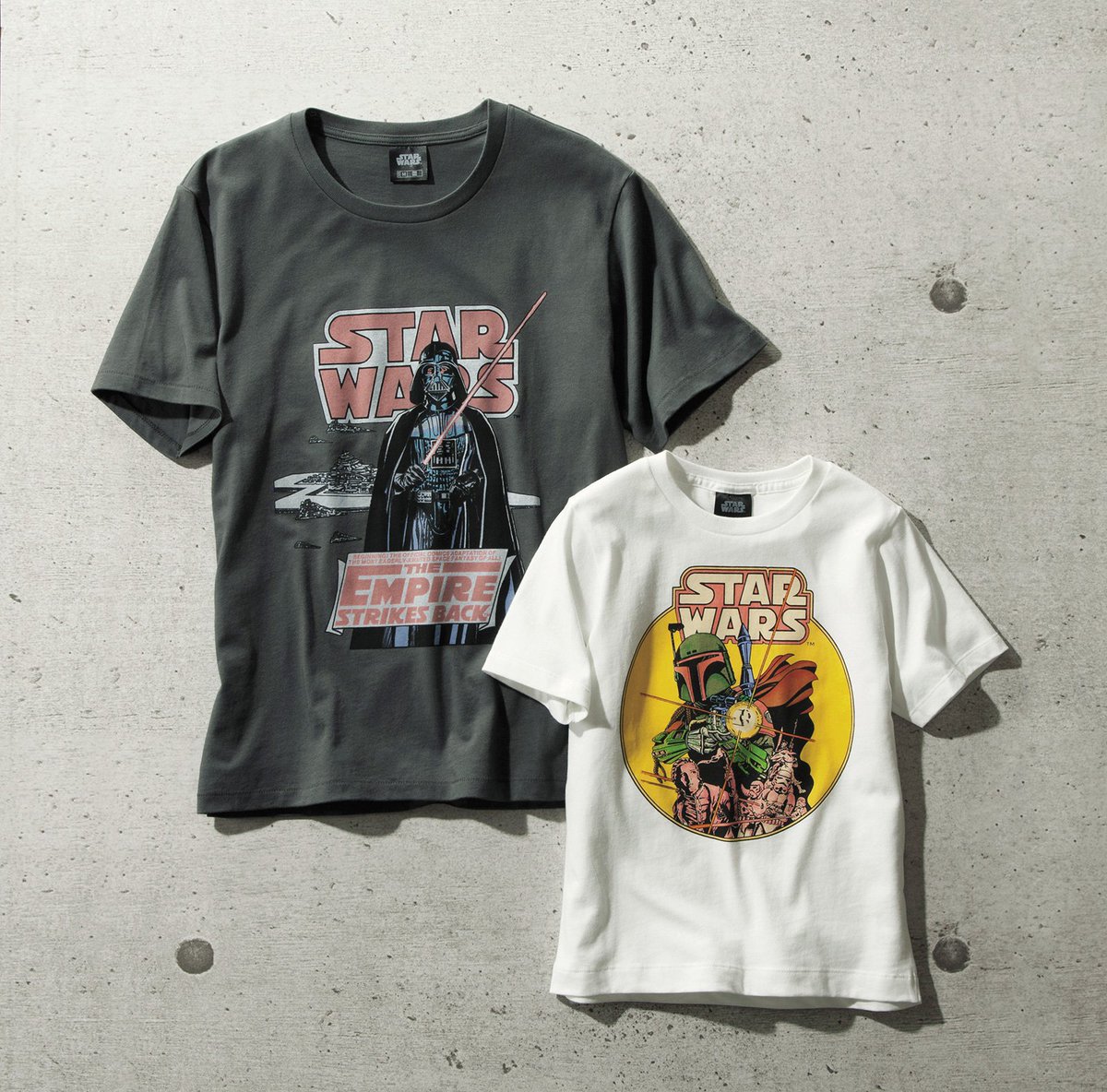 スター ウォーズ公式 Di Twitter Guからスター ウォーズのデザインtシャツが発売中 映画公開当時の空気感を古着テイストで表現したコレクション これからのお出かけにぴったりの主役級アイテム お求めは全国のgu ジーユー 店舗にて スターウォーズ