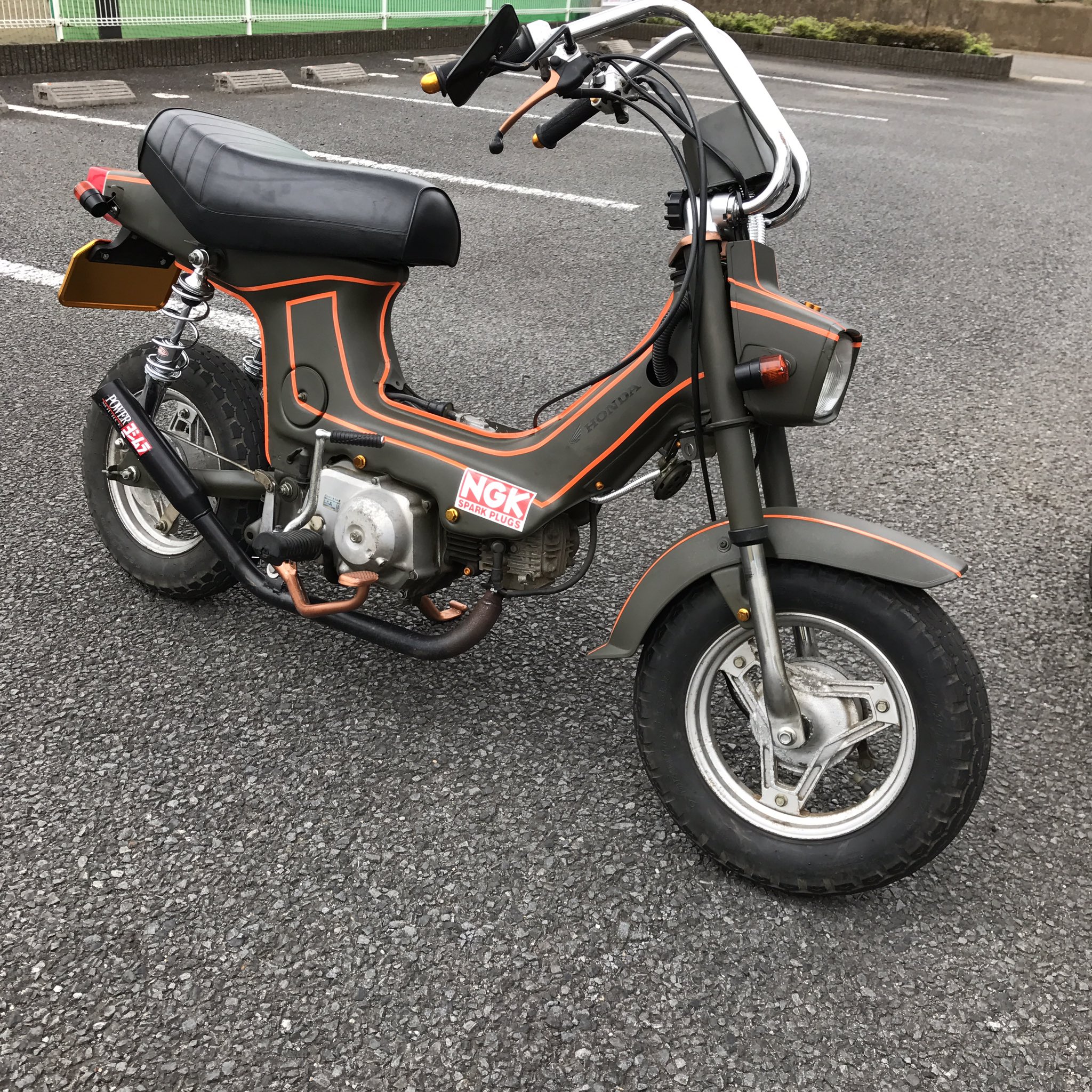 角シャリー カスタム 自家塗装