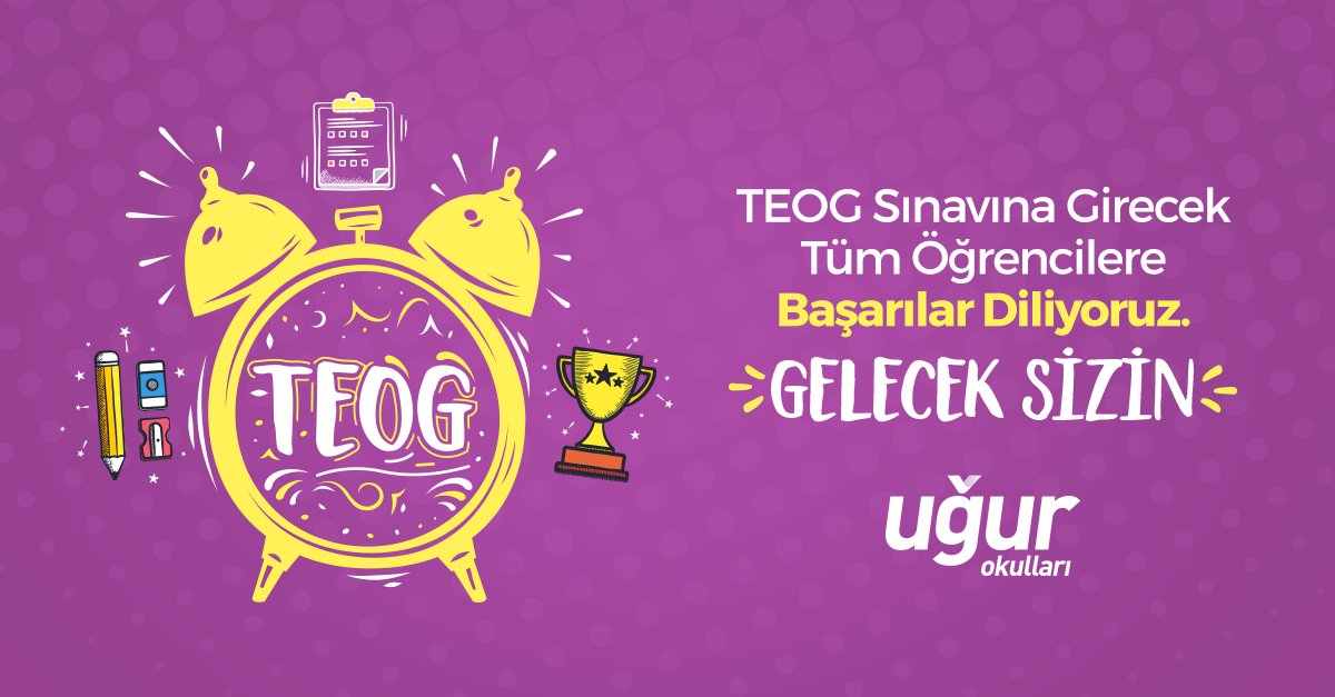 #TEOG Sınavına girecek olan tüm öğrencilere başarılar diliyoruz.
