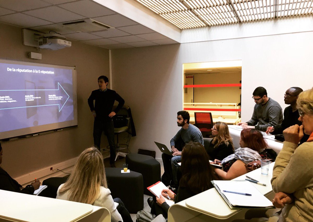 Ce matin atelier au sein de l' <a href="/openspot94/">OpenSpot94</a> consacré à l'e-réputation par <a href="/ArmandGicqueau/">Armand Gicqueau</a> de la société <a href="/Mention/">Mention</a>.