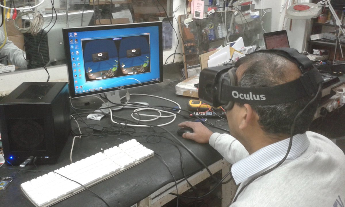 WHTVandVIDEO's tweet photo. Successful @ImaginationLdn @oculus #DK2 setup on @MSI__UK #Smallformfactor @intel #i7pc with @NVIDIAGeForce 1060. #FutureReady for #VR &amp; #AR https://t.co/asqQgBArYk