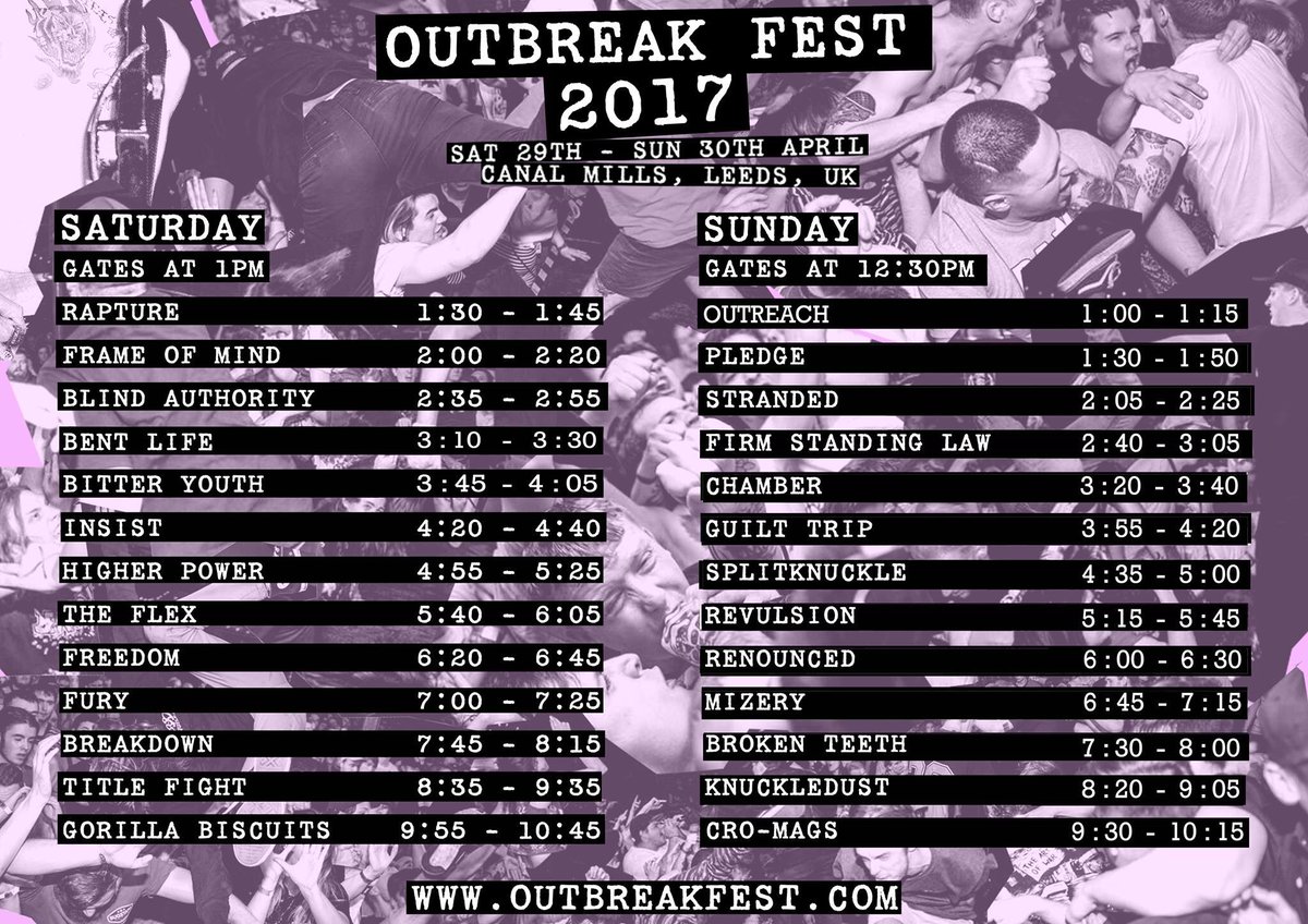 This Weekend #OutbreakFest