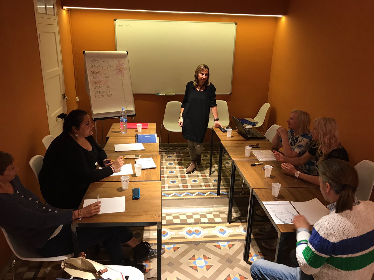 inmotioninbcn's tweet image. Day 3 of #learningbydoing course: #teachingstyles and #lessonplans because we are #inmotioninbcn