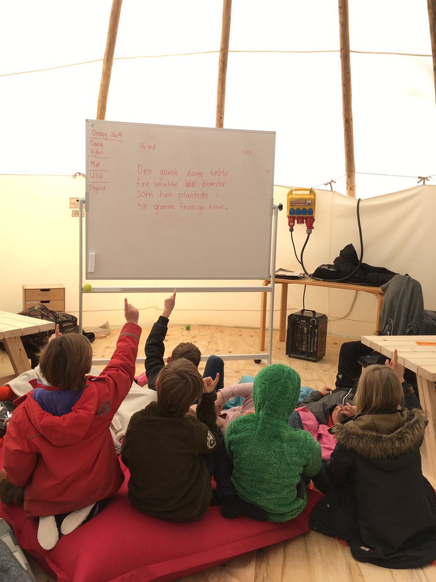 MarieThorsted's tweet photo. We love the softness of our #teepeeclassroom❤️.
"This is so #hygge " is what I heard most in this lesson! https://t.co/tHhW3vBbyh