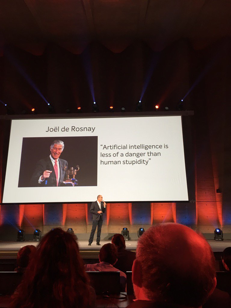 Craindre l'#IA est déjà un débat du passé pour #netexplo <a href="/derosnayjoel/">Joël de Rosnay</a>