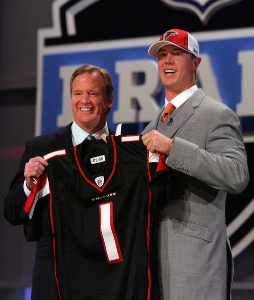 On this date in 2008, the <a href="/AtlantaFalcons/">Atlanta Falcons</a> selected <a href="/M_Ryan02/">Matt Ryan</a> from Boston College. Seems to have worked pretty well for both!

#MattyIce