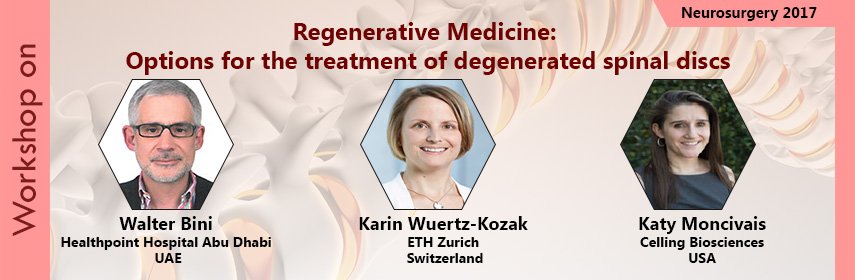 Neuro_Surgery17's tweet image. Workshop on Degenerated #spinaldisc
By #WalterBini from and colleagues at #Neurology and #Neurosurgery 2017 at #Paris
...More at our webpage