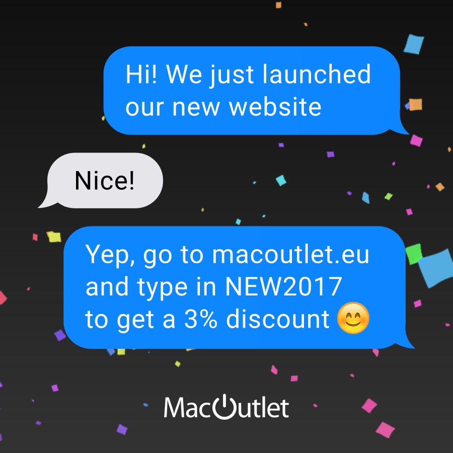 MacRepairStore's tweet photo. Hello 👋 We just launched our new website. Feel free to visit https://t.co/MOXpTcP6OH Oh, did we mention you get a 3% off your order? 💻💷 https://t.co/6Bu7qpHCGv