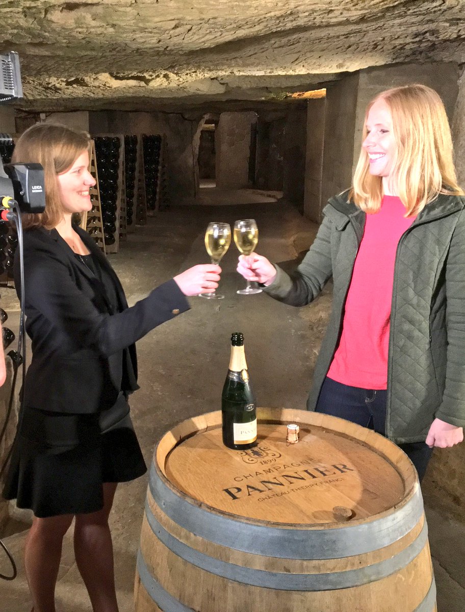 Having a very <a href="/always5star/">Always5Star</a> experience tasting Pannier Champagne in their medieval cellars. #TWDFrance <a href="/discoverfrance/">Discover France</a>