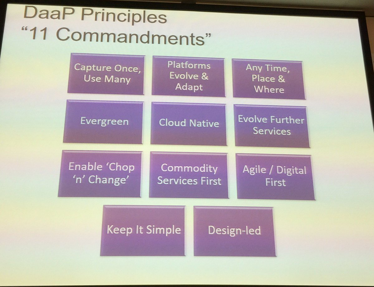 UKCeB's tweet photo. Defence as a Platform (initial) 11 Commandments #DefenceInfo17 https://t.co/OYaIYVXgPW