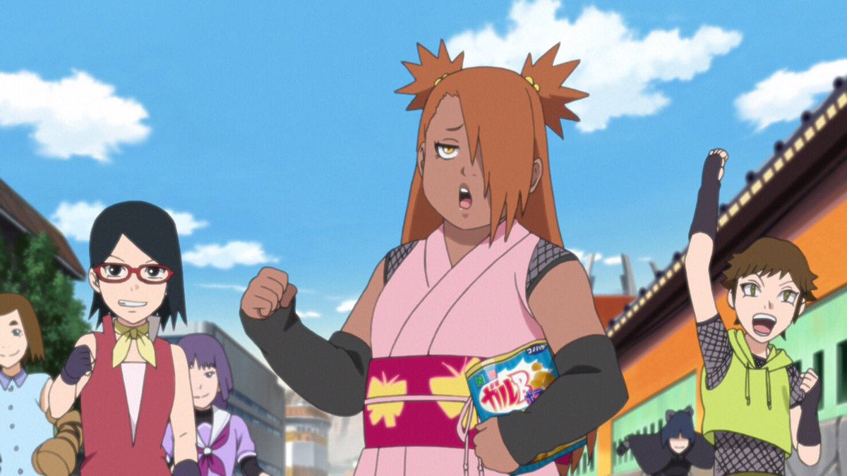 アニメ Boruto ボルト 公式 第4話のご視聴ありがとうございました やんちゃ過ぎる子供達でシノ先生が心配です 次週ついにあのキャラが ぴえろh Boruto