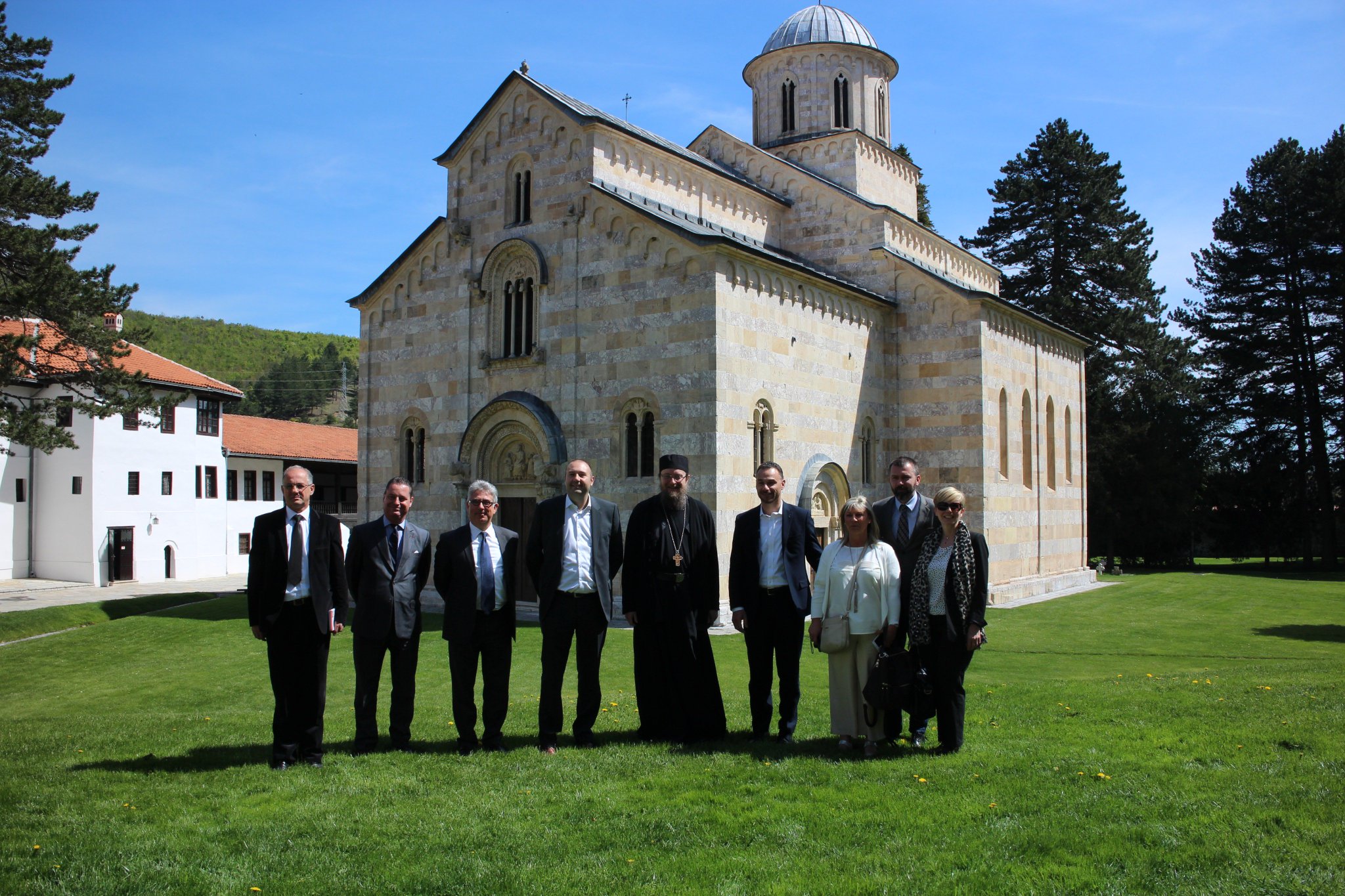 Dečani Monastery on Twitter: "Visit of #Belgian MP's to Visoki Dečani ...