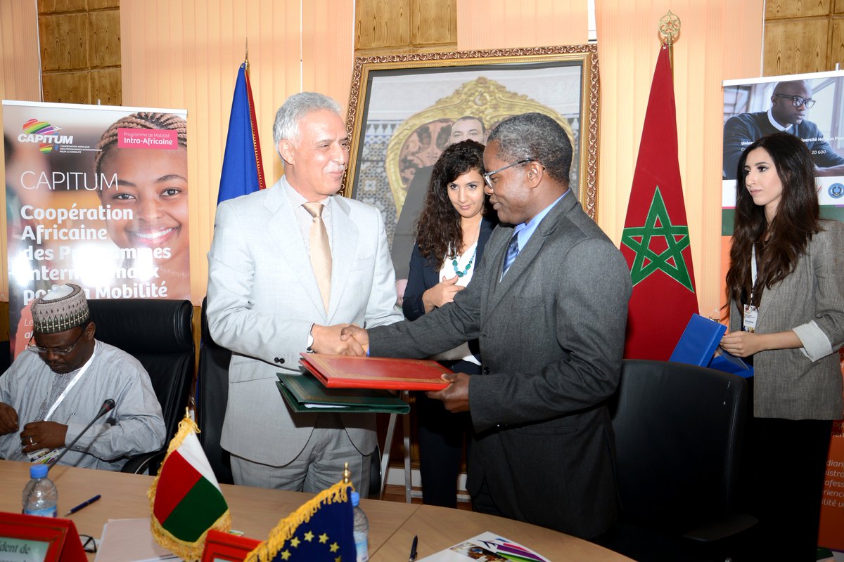 Lundi 24 Avril 2017 :Pr .Ahmed NEJMEDDINE lors du réunion de lancement du projet Intra-Africa CAPITUM +