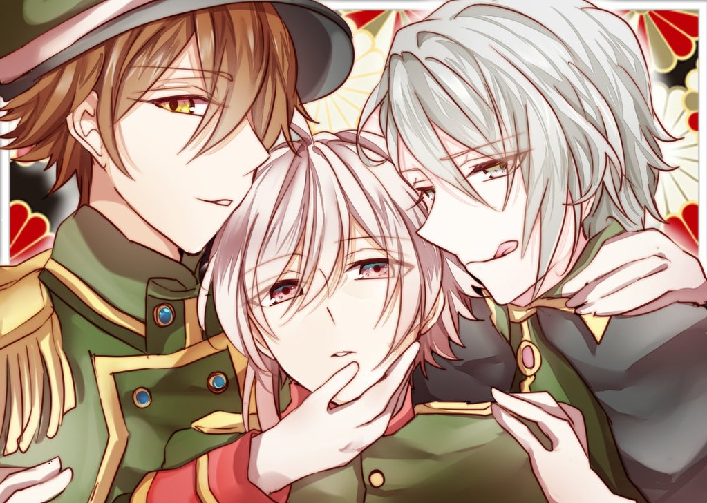 あまびす در توییتر イラスト参考モデル 八乙女楽 しんじょちゃん Shinjo Natsuki 十龍之介 チョコミン糖ちゃん Nero Moti この間の併せで超絶グッとくるポーズをやってくれたのでイラスト化 エロい エロいぞ 軍人 ってなんだっけ