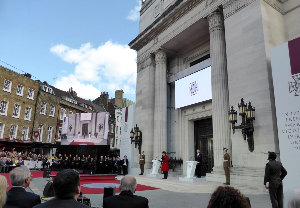 KB_ThirdSector's tweet image. A very moving service yesterday @UGLE_GrandLodge to honour #Freemasons awarded the Victoria Cross during the Great War 1914-1918.