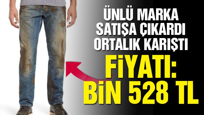 Çamurlu kot satışa çıktı ortalık karıştı! Fiyatı bin 528 TL
sozcu.com.tr/2017/dunya/cam…