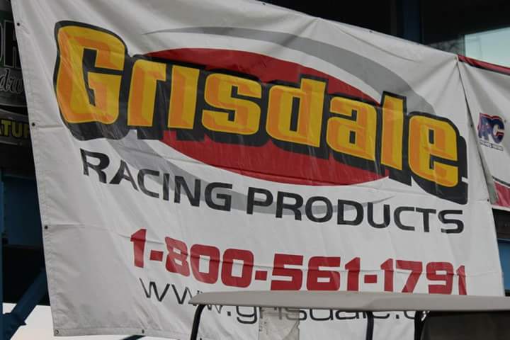 Thanks to Grisdale Racing Products for stepping up to sponsor Pro late models.. Need any race stuff call Dave, Adam..