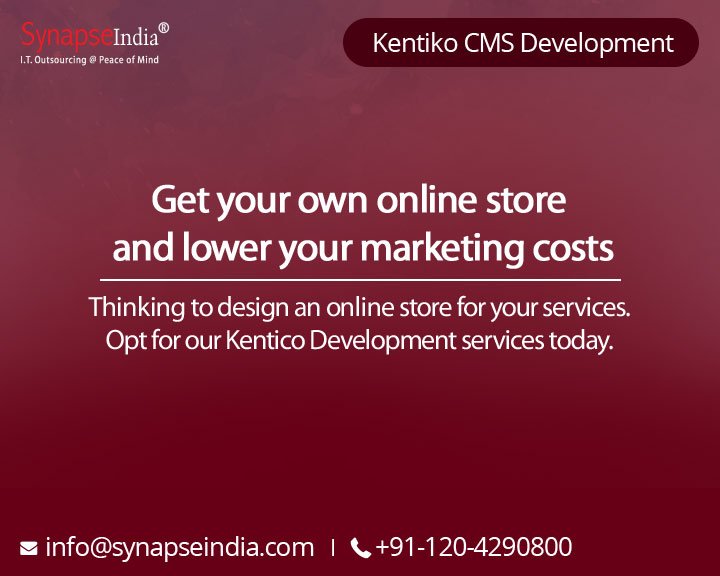 SynapseIndia's tweet image. View more details: bit.ly/2jPJz95
#SynapseIndia #MicrosoftProgramming #KenticoDevelopment #WebApplicationDevelopment