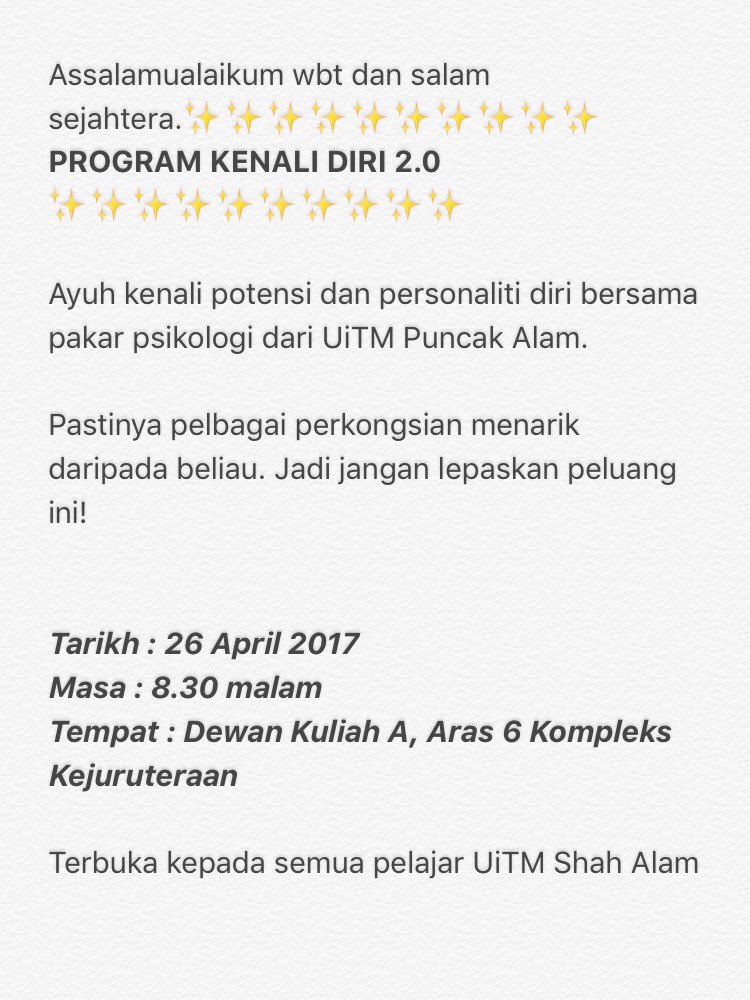 SMFPKAUiTM's tweet image. Jom kenali potensi dan personaliti diri anda! 👤 #SMFKAUiTM #FKAwesome #DemiEngine