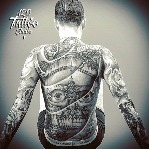 420 Tattoo Studio on X: "Flip side of the Japanese Realism piece by @benquinntattoo for @nitrolukedx #420tattoo #420tattoostudio #cwmbran # tattoos #ink #art #japa… https://t.co/W3PtPeAPMA" / X