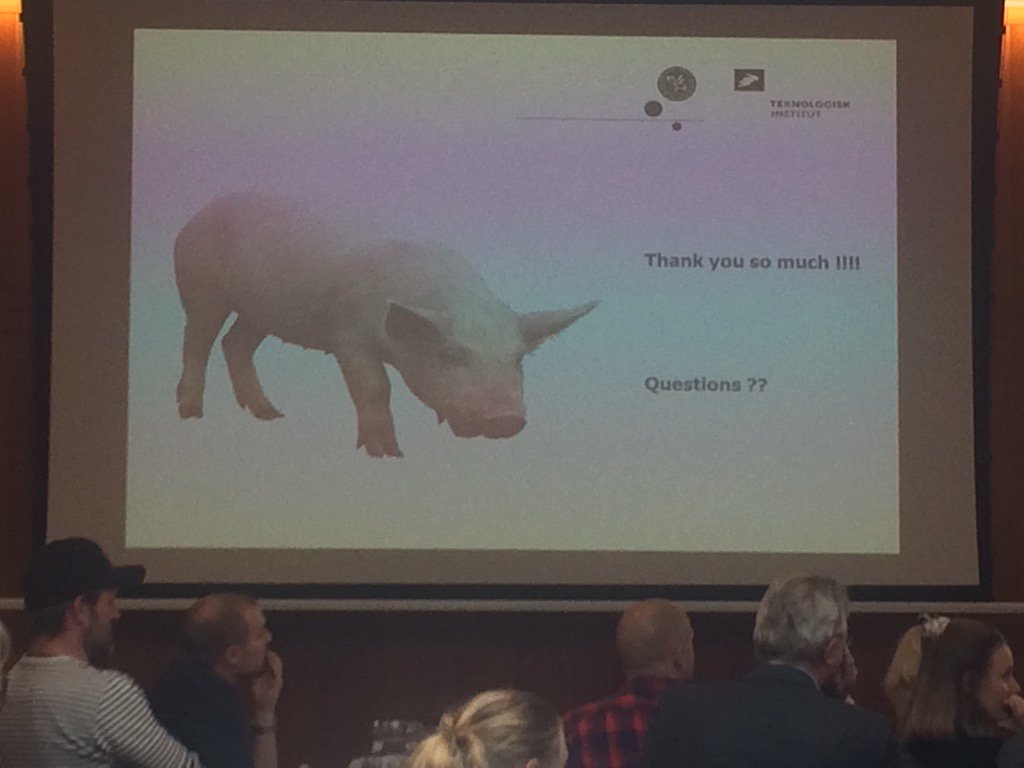 Lone Ryg Olsen (@loneryg) on Twitter photo Pigs front and center at #sousvide seminar, lots of learning on meat science from Bhaskar Mitra <a href="/Elorges/">Jorge Ruiz-Carrascal</a> Pigs front and center at #sousvide seminar, lots of learning on meat science from Bhaskar Mitra <a href="/Elorges/">Jorge Ruiz-Carrascal</a>