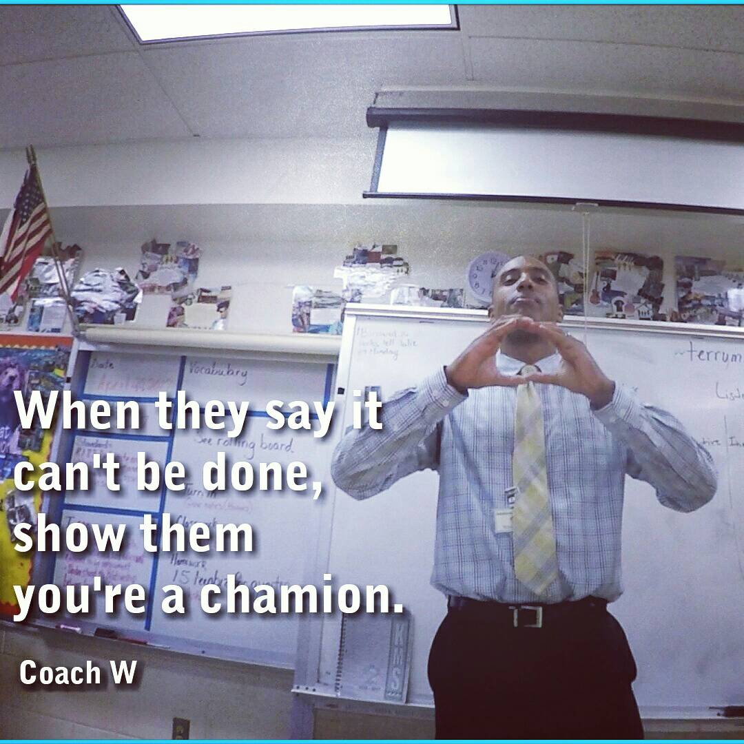 RealCoachW's tweet image. People will not believe in you. But you have to believe in yourself. When people say I can't do something. I simply say... "Watch me."