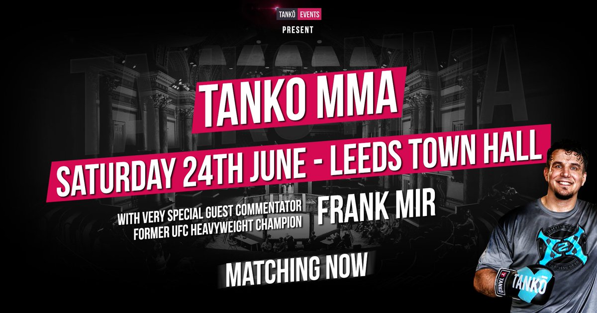 June 24th we land in Yorkshire #tankomma #fightfans #areyouready?