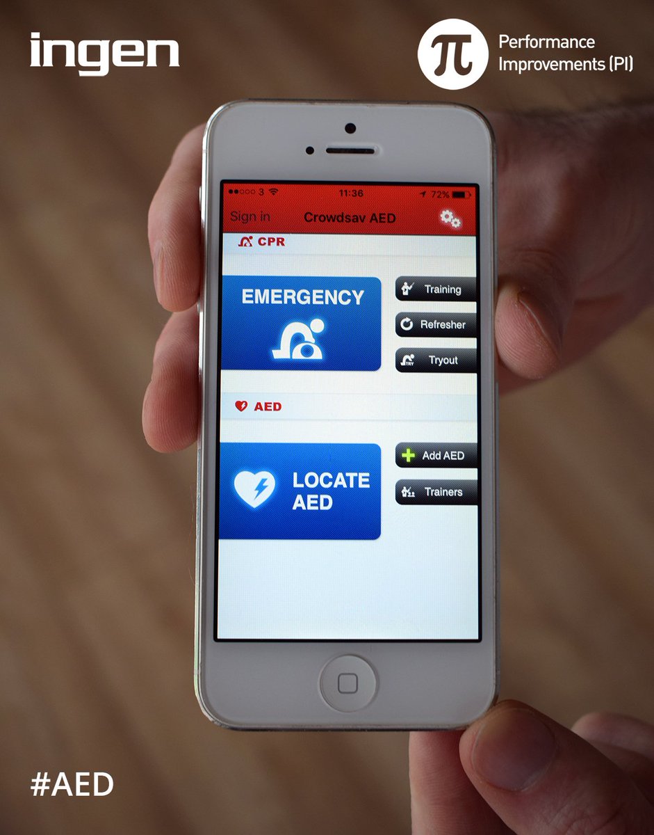 PI_Limited's tweet image. Join the life-saving #defibrillator app @CrowdSav to quickly locate a nearby #AED in the case of an emergency bit.ly/2p3D7j6 💓