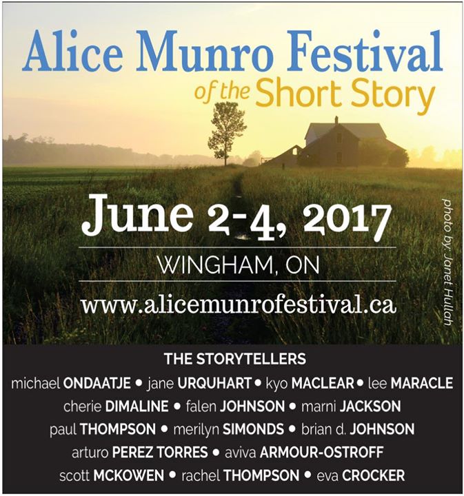 New in 2017 at the #AliceMunroFestival of the Short Story: Films &amp; Documentaries! Plus, author readings, masterclasses, &amp; panel discussions.
