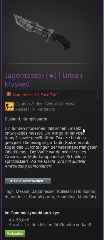 EasyCSSkins's tweet image. Ich verkaufe dieses Knife für nur 60€. Zahlbar mit Paypal oder Paysafecard! Schreibt mich bei Interesse an ;)