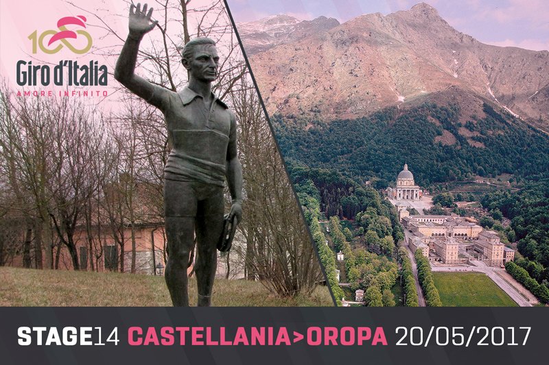 GIRO 2017 Tappa 14: Diretta Arrivo in salita Oropa (Montagna Pantani) Streaming Gratis Rojadirecta