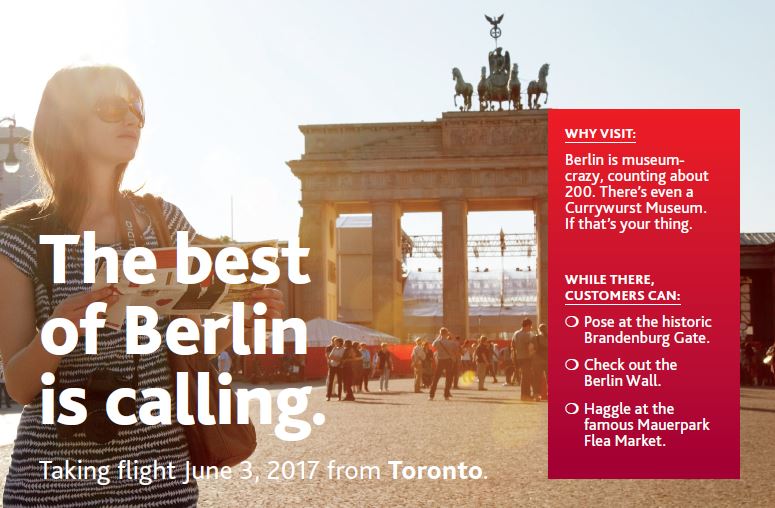 TakeoffFox's tweet image. Berlin is amazing! Just a reminder that Air Canada Rouge will begin seasonal non-stop Toronto to Berlin, Germany service as of June 3rd.