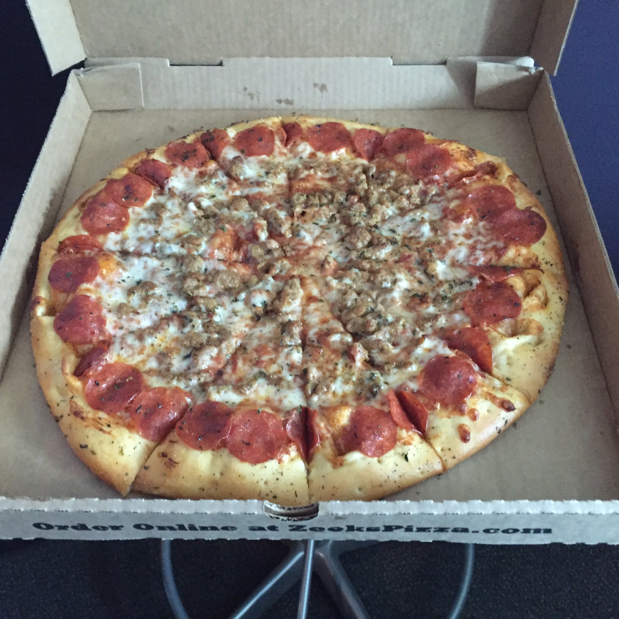 In honor of Roger Taylor\s birthday, treated us to delicious pizza! Happy Birthday Roger! 