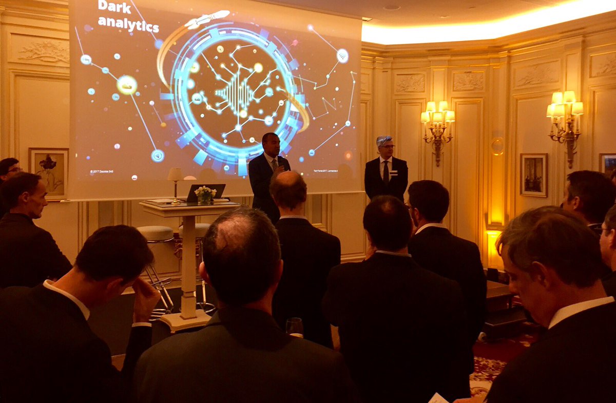 JMDemaison's tweet image. #MachineIntelligence and #DarkAnalytics @DeloitteFrance #TechTrends 2017 - Live on stage