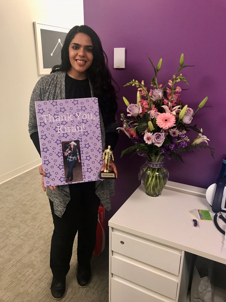 Happy #administrativeprofessionalsday Kiran! Thank you for all that you do!
#dundeeaward #adminday #nationaladminday @shindigz #viventeam