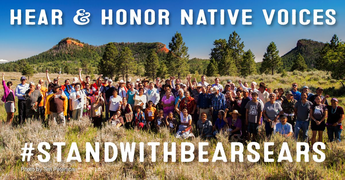 savebearsears's tweet image. &quot;We will gather ourselves together to continue the fight.&quot; #StandWithBearsEars! buff.ly/2oMTtKl @SecretaryZinke #MonumentsForAll