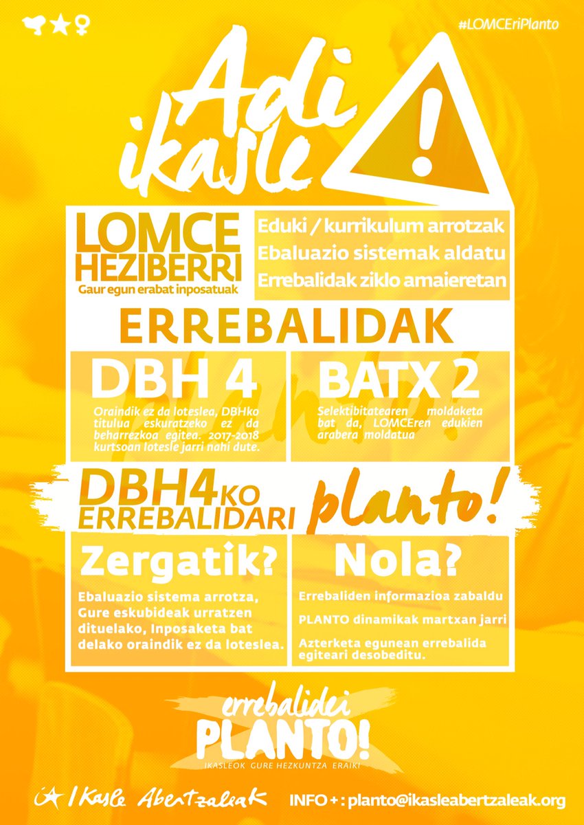Ez gaude prest gure hezkuntza zuen eskuetan usteltzen uzteko!
Ikasleok #LOMCEriPlanto ikasleabertzaleak.org/2017/04/26/err…