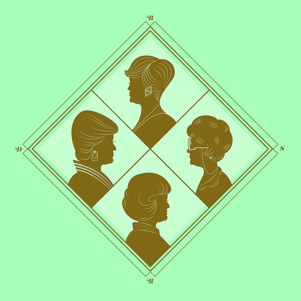 CommArts's tweet image. CA Winner: @Headcase_Design designed/illustrated the “Golden Girls” retrospective book for @HarperCollins. ow.ly/bXKd30b7nRF