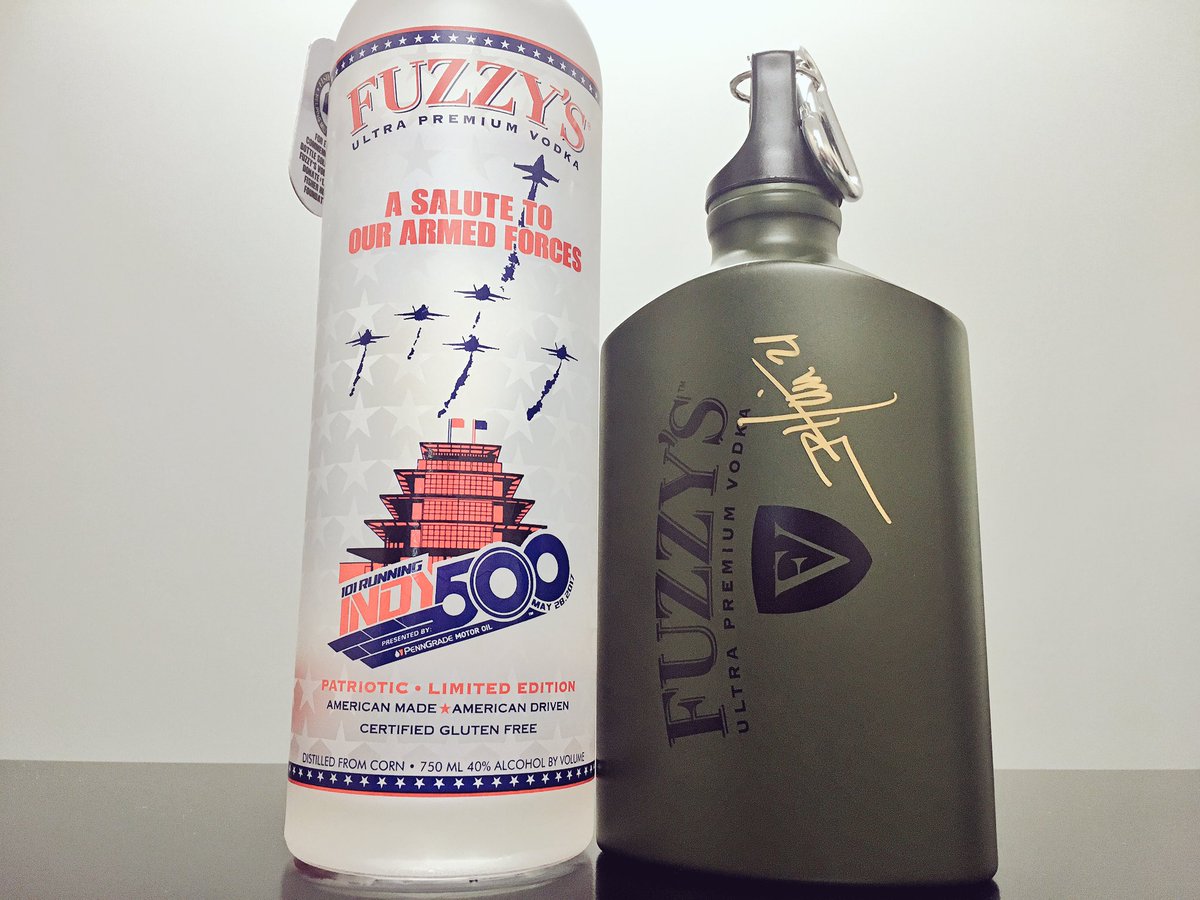 RT to win this autographed flask from <a href="/JRHildebrand/">JR Hildebrand</a>! Glad you're back #21. T&amp;C: bit.ly/flasksweeps