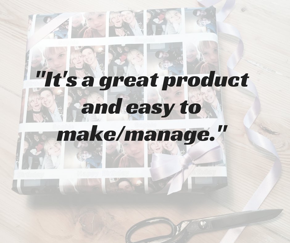 Another lovely comment we've received about our #wrappingpaper