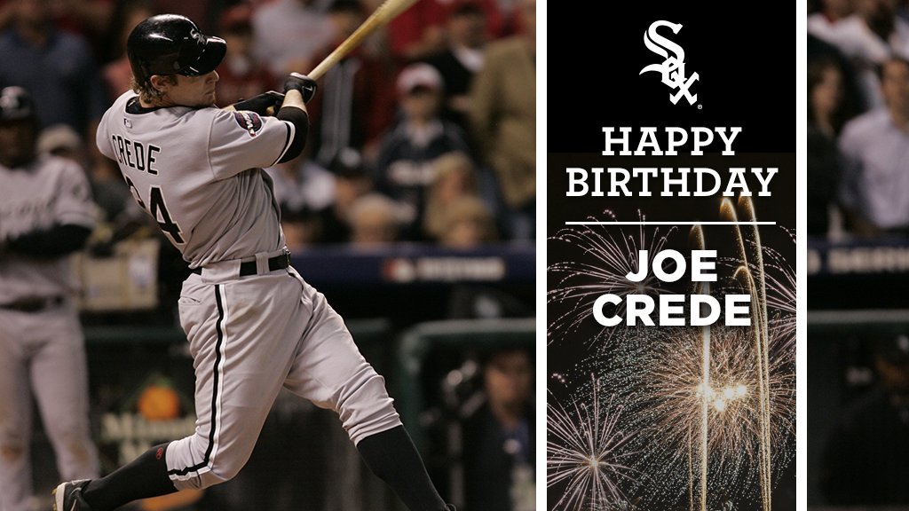 whitesox's tweet image. Happy birthday, Joe Crede! 🎉