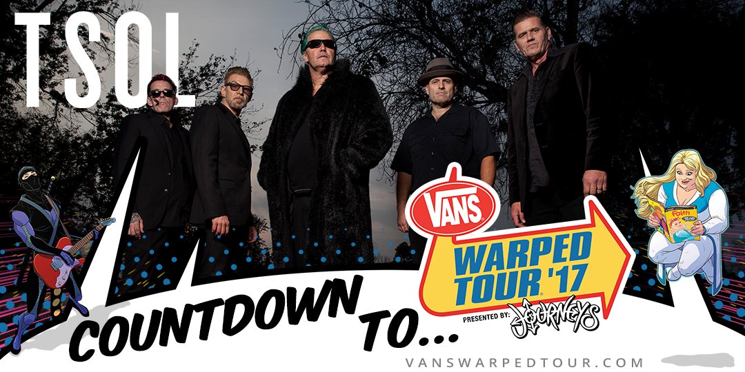 OfficialTsol's tweet photo. We'll be taking over the @VansWarpedTour Twitter page today.  Make sure you are following them! https://t.co/g4cliUnLCI