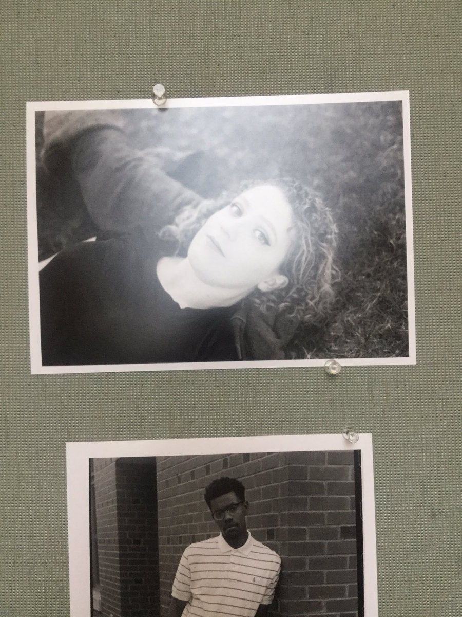 KarenCasey135's tweet image. My teacher but my picture up in the hallway! (The weird light patch is the hall light) #photoone #photography #selfportrait